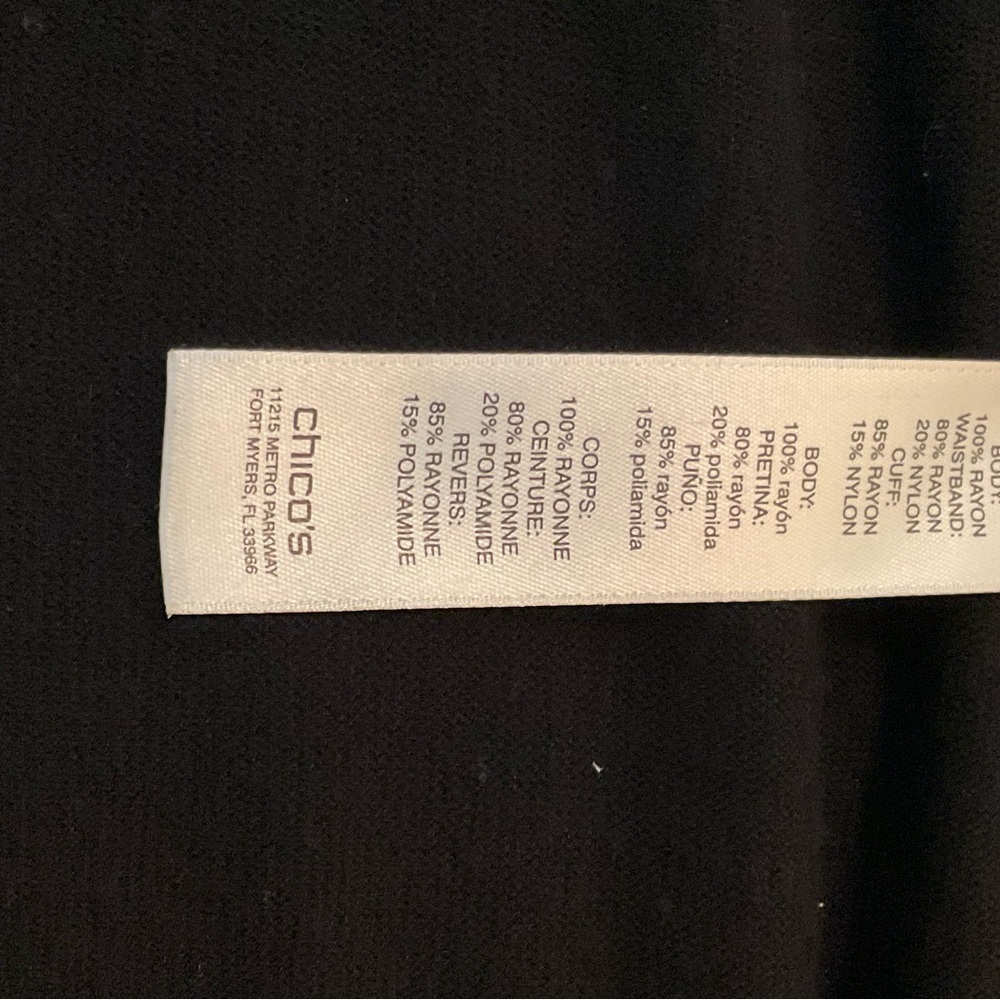 Chicos black sweater - Picture 3 of 5